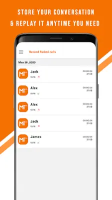 Redmi Call Recorder android App screenshot 2